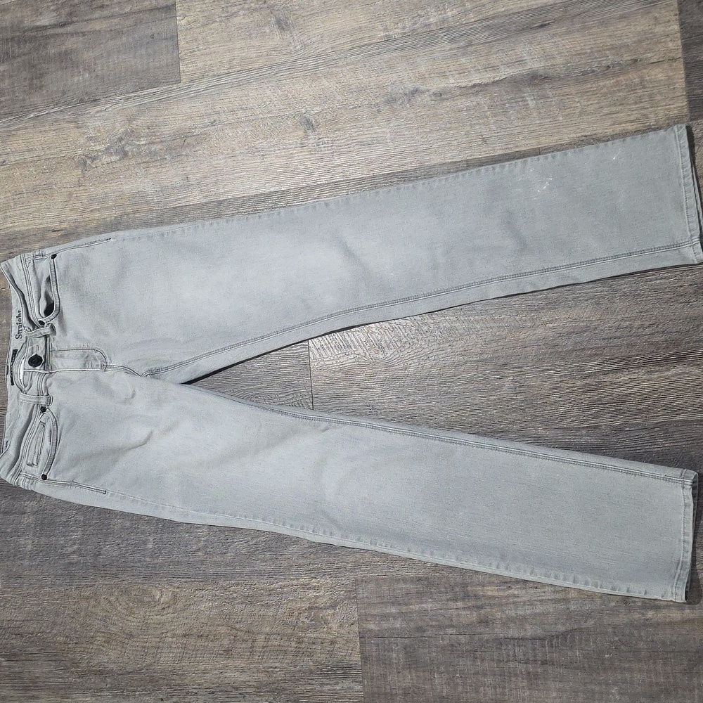 Jordache Premium Women's Size 4 Straight Leg Silver